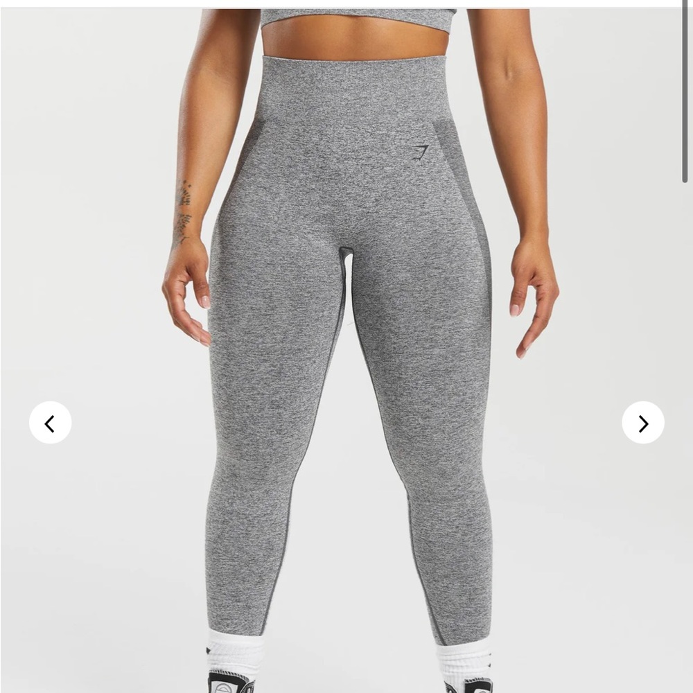 NWOT GYMSHARK GREY FLEX HIGH WAISTED LEGGINGS